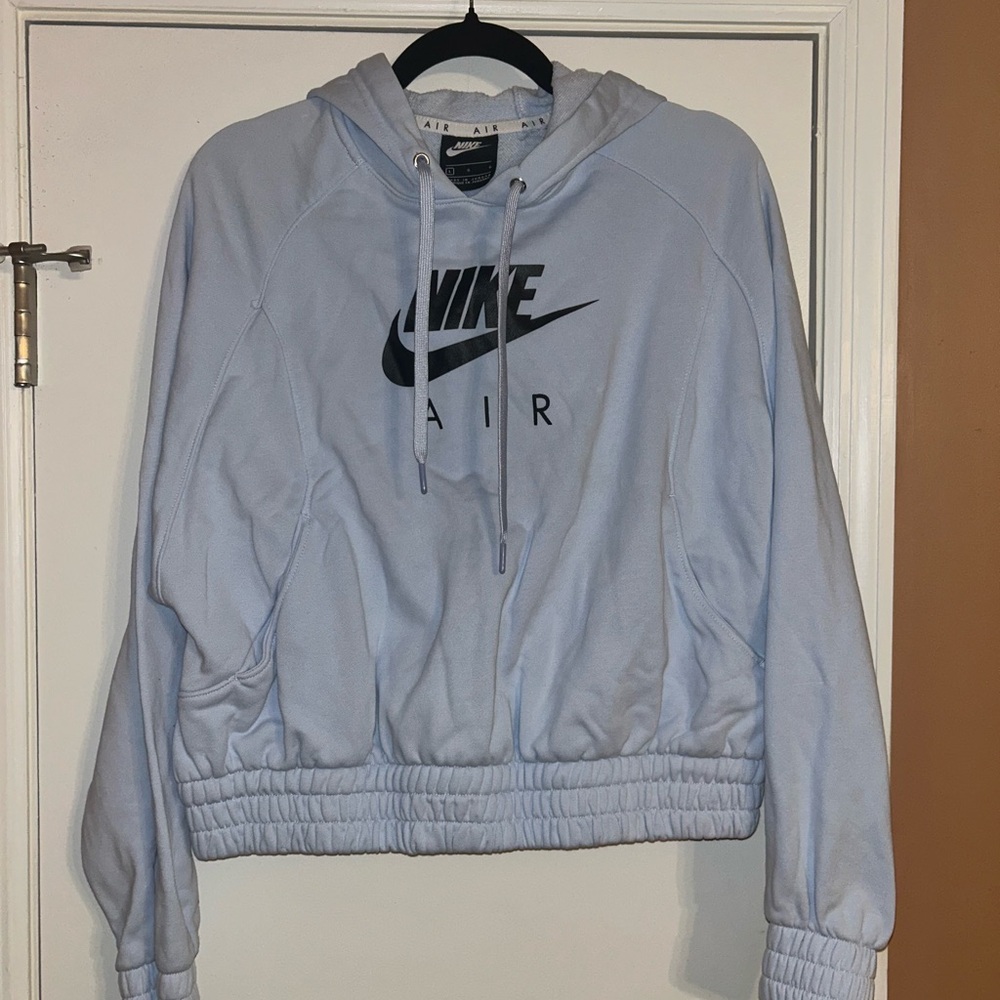 Nike Air Light Blue Hoodie Size L